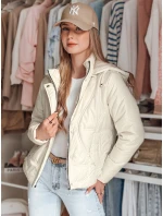 Dámská přechodná prošívaná bunda bílá Dstreet model 21986664 - FashionStreet
