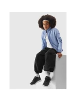 4F Junior dievčenský fleece s pravidelným golierom 4FJWSS24TFLEF166-32S 4F Junior dievčenský fleece s pravidelným golierom 4FJWSS24TFLEF166-32S