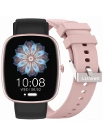 Dámske inteligentné hodinky GRAVITY GT18-1 Pink Silicone Strap + Black Strap Dámske inteligentné hodinky GRAVITY GT18-1 Pink Silicone Strap + Black Strap