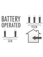 LAMPKI NA GIRLANDA 100 LED CIEPŁY BIAŁY model 21832624