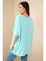 Oversize blúzka s príveskom mint