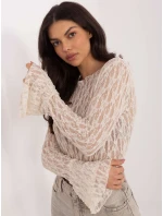 Bluzka IT BZ model 21807981 jasny beżowy - FPrice Bluzka IT BZ model 21807981 jasny beżowy - FPrice