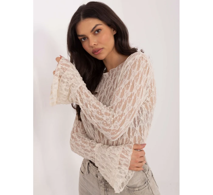 Bluzka IT BZ model 21807981 jasny beżowy - FPrice Bluzka IT BZ model 21807981 jasny beżowy - FPrice