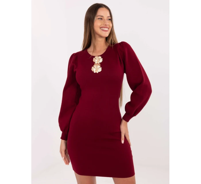 PM SK šaty YIS1063.17 bordová PM SK šaty YIS1063.17 bordová