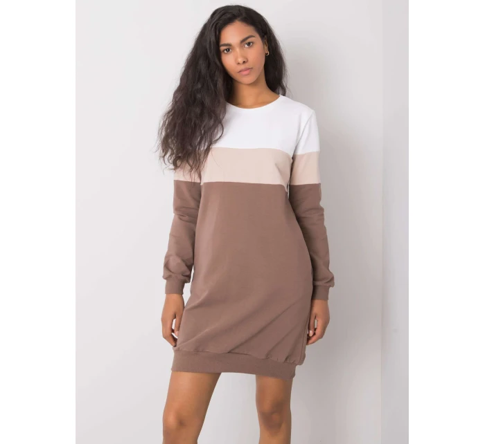 Šaty RV SK 5869.04 tmavohnedé