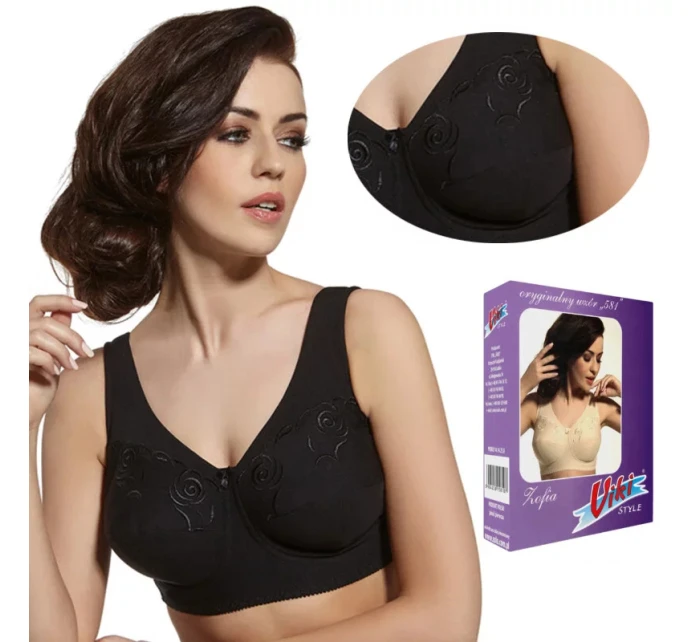 Dámska podprsenka Zofia 581 Black - Viki Dámska podprsenka Zofia 581 Black - Viki