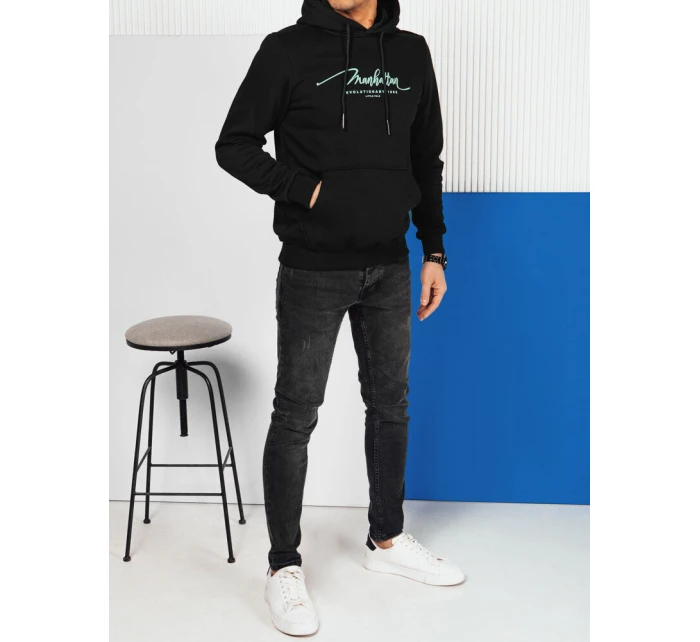 Pánská mikina s kapucí černá Dstreet model 21976060 - FashionStreet Pánská mikina s kapucí černá Dstreet model 21976060 - FashionStreet