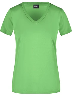 JN Dámské sportovní tričko s výstřihem do V 02.0 lime green model 22489168 - Daiber