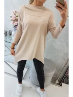 Mikina s potlačou bicykla béžová Mikina s potlačou bicykla béžová