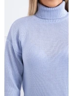 Sveter s rolákom modrý Sveter s rolákom modrý