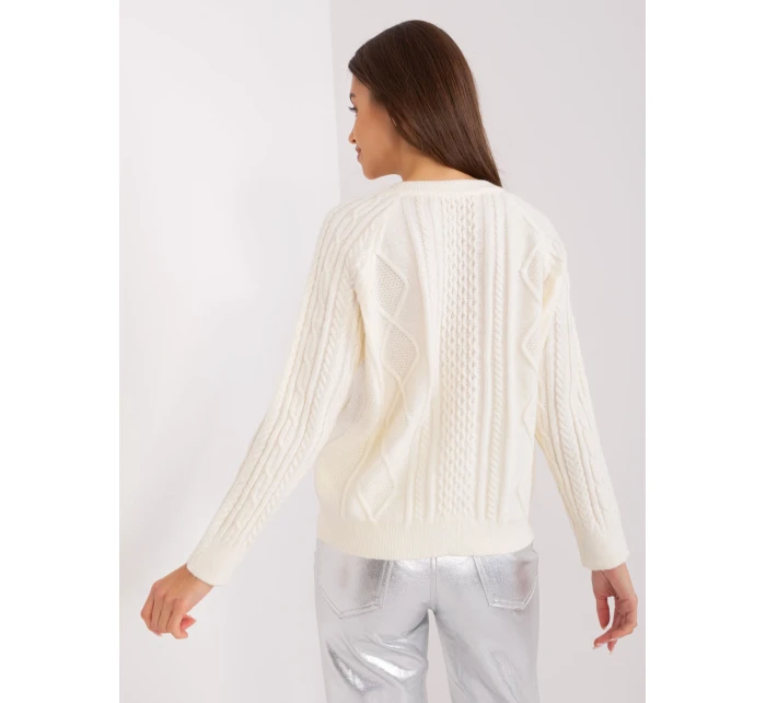 Sweter AT SW  ecru model 18969952 - FPrice