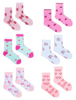 Yoclub 6Pack Detské ponožky SKA-0006G-AA00-008 Multicolour
