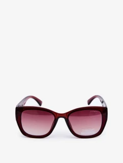 Dámske slnečné okuliare UV400 tmavohnedej farby