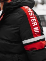 Pánská prošívaná zimní bunda černá Dstreet model 21971577 - FashionStreet