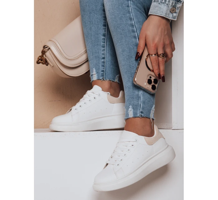 Dámské sportovní tenisky beige Dstreet model 21983909 - FashionStreet