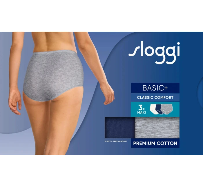Dámské kalhotky Basic+ Maxi C3P UNKNOWN model 22004010 - Sloggi Dámské kalhotky Basic+ Maxi C3P UNKNOWN model 22004010 - Sloggi