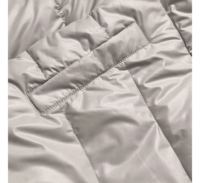 Dámska zimná bunda béžová (TY041-59)