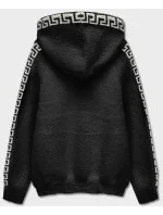 Černý přehoz přes oblečení alpaka s kapucí model 18026129 - S'WEST