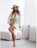 Béžový dámský oblek se model 19673956 - Moon