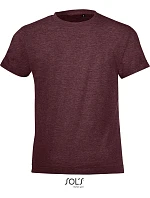 SOL'S Regent Fit Kids Detské tričko 25.1183 melírované v odtieni oxblood SOL'S Regent Fit Kids Detské tričko 25.1183 melírované v odtieni oxblood