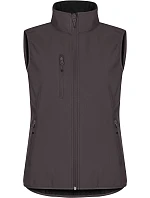 Classic Softshell Vest W Dámská 3vrstvá softshellová vesta model 22471285 dark grey - Clique