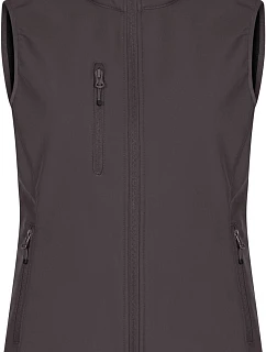 Classic Softshell Vest W Dámská 3vrstvá softshellová vesta model 22471285 dark grey - Clique