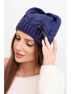 Čepice s rolováním Magda K293 camel