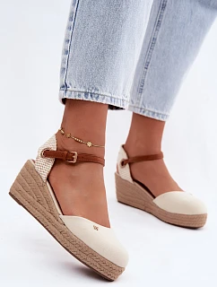 Dámske espadrilky na platforme Wrangler 20261087-99Q Beige