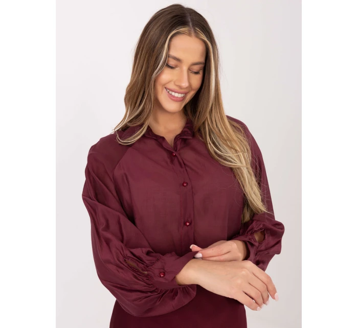 Koszula IT KS model 21782512 bordowy - FPrice