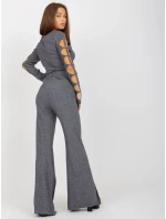 Kalhoty VI SP model 17846691 tmavě šedá - FPrice Kalhoty VI SP model 17846691 tmavě šedá - FPrice