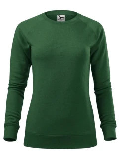 model 20633319 mikina dámská lahvově zelený melír - MALFINI, a.s.