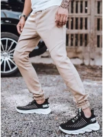 Pánské kalhoty jogger béžové Dstreet model 21963327 - FashionStreet