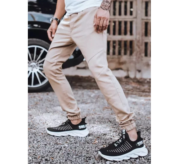 Pánské kalhoty jogger béžové Dstreet model 21963327 - FashionStreet