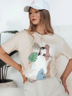 Dámské tričko broskvová Dstreet model 21977085 - FashionStreet