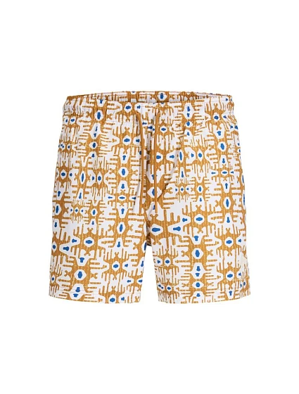 Jack&Jones pánske plavky JPSTMAUI SAND MATURE SWIM SHORTS 12291428 BUCKTHAM BROWN