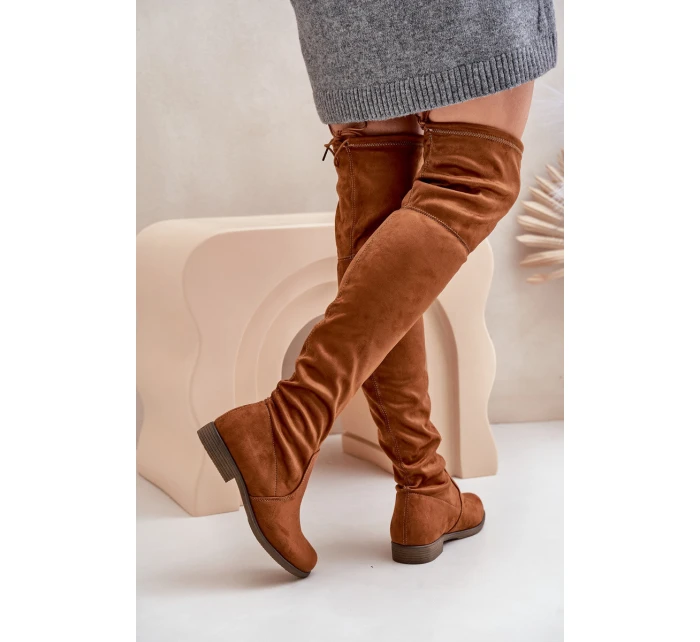 Na Plochém Podpatku Do Z Eko Semiše Camel model 21678116 - Boto