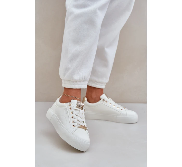 Dámské tenisky Big Star model 21683863 Bílé - Big Star Shoes Dámské tenisky Big Star model 21683863 Bílé - Big Star Shoes