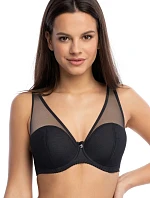 Polovystužená dámska podprsenka semi soft BS 1124 Hera čierna - Gaia