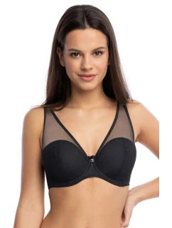 Polovystužená dámska podprsenka semi soft BS 1124 Hera čierna - Gaia