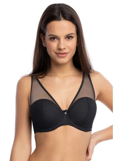 Polovystužená dámska podprsenka semi soft BS 1124 Hera čierna - Gaia Polovystužená dámska podprsenka semi soft BS 1124 Hera čierna - Gaia