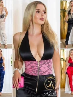 Sexi overal 18549 so šnurovaním - Koucla