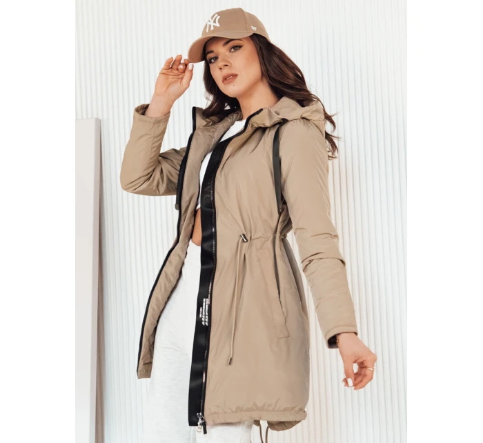 Dámská přechodná bunda parka beige Dstreet model 21974812 - FashionStreet