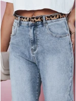 Dámské džínové kalhoty mom fit s páskem Dstreet model 21983387 - FashionStreet