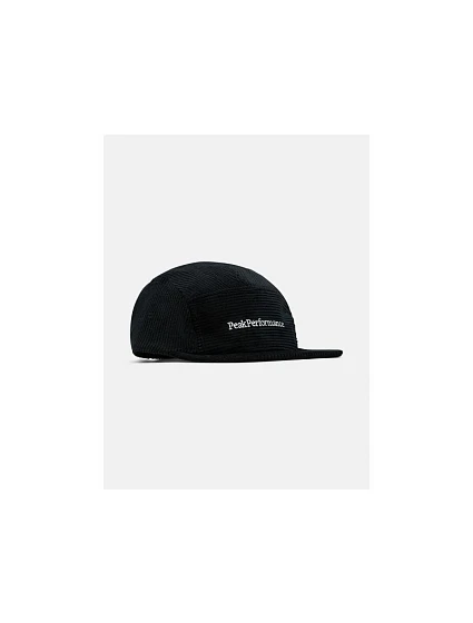 Čiapka PEAK PERFORMANCE Cord Cap, čierna