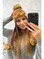 Dámská ušanka Nadia model 18751625 camel - K-Fashion