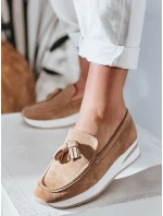 Dámské mokasíny na  khaki Dstreet model 21984203 - FashionStreet