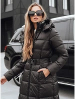 Dámská zimní prošívaná bunda s kapucí černá Dstreet model 21994767 - FashionStreet