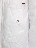 Dámská prošívaná přechodová bunda bílá Dstreet model 21996006 - FashionStreet