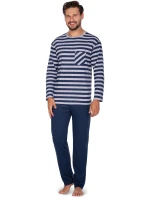 Pánske pyžamo Regina 447 long/r 2XL