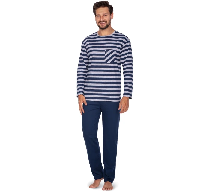 Pánske pyžamo Regina 447 long/r 2XL